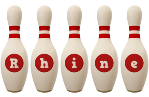 Rhine bowling-pin logo