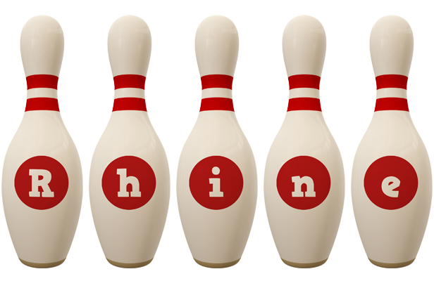 Rhine bowling-pin logo