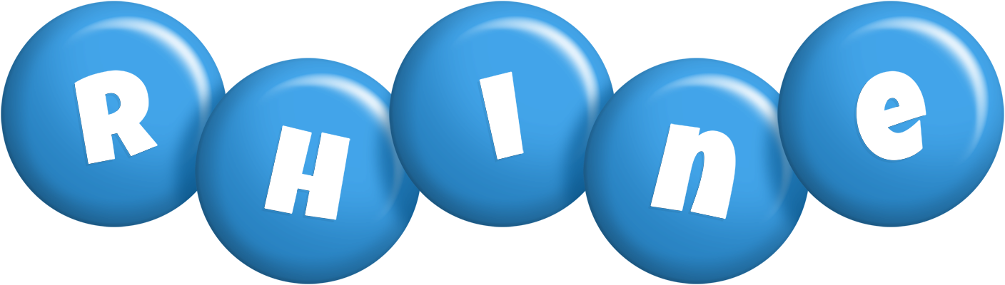 Rhine candy-blue logo