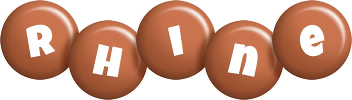 Rhine candy-brown logo