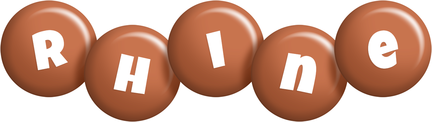 Rhine candy-brown logo