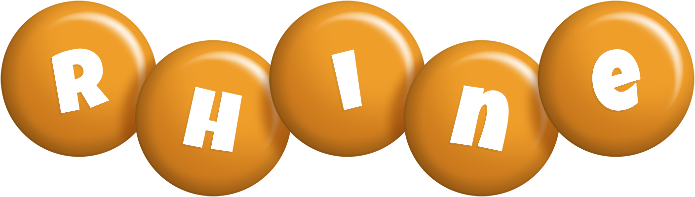 Rhine candy-orange logo