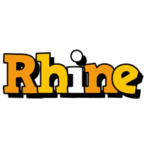 Rhine cartoon logo