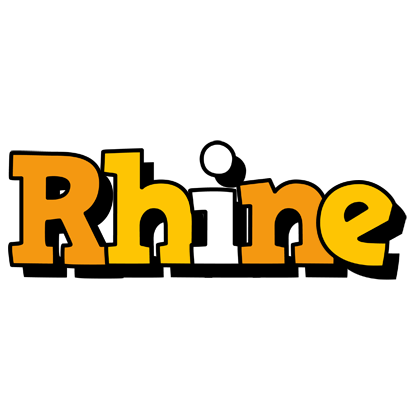 Rhine cartoon logo