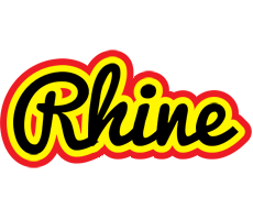 Rhine flaming logo