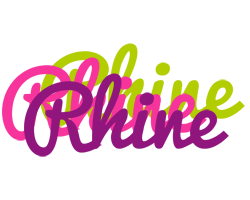 Rhine flowers logo