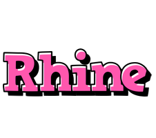 Rhine girlish logo