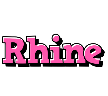 Rhine girlish logo