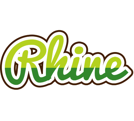 Rhine golfing logo
