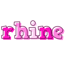 Rhine hello logo