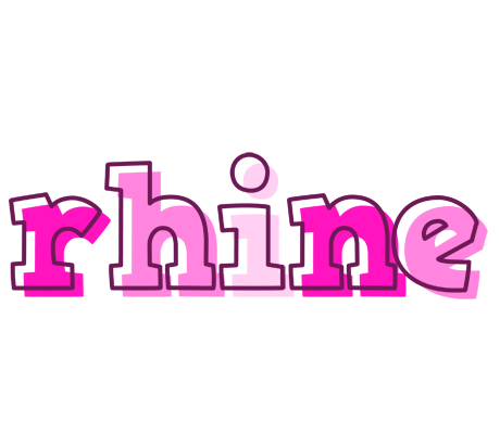 Rhine hello logo