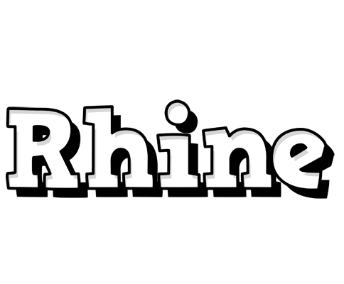 Rhine snowing logo