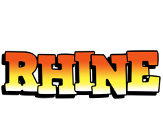 Rhine sunset logo