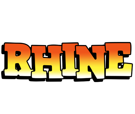 Rhine sunset logo