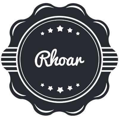 Rhoar badge logo