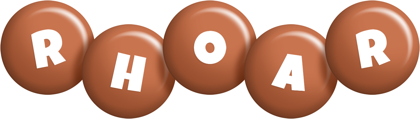 Rhoar candy-brown logo