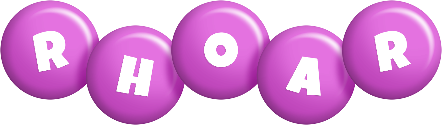 Rhoar candy-purple logo
