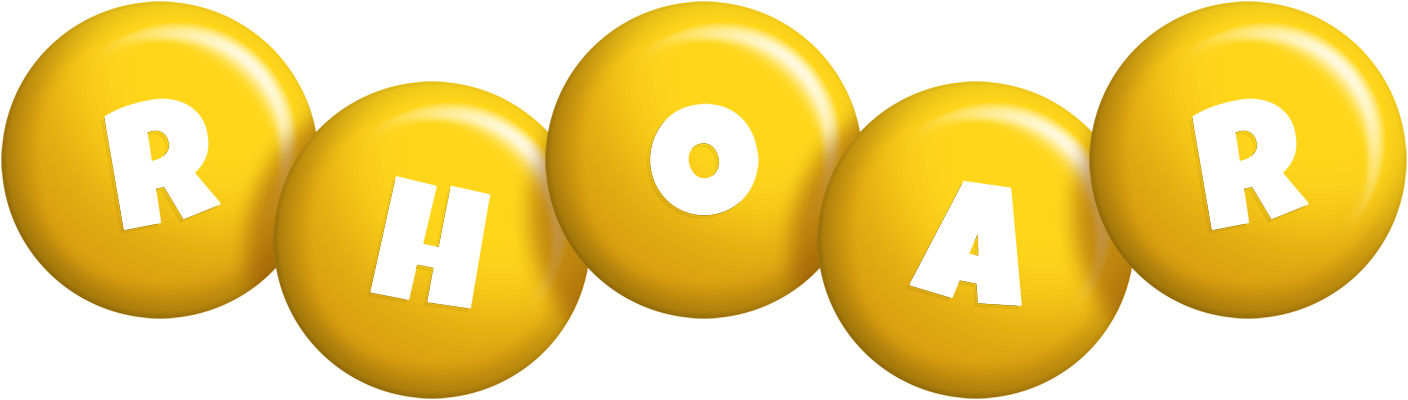 Rhoar candy-yellow logo