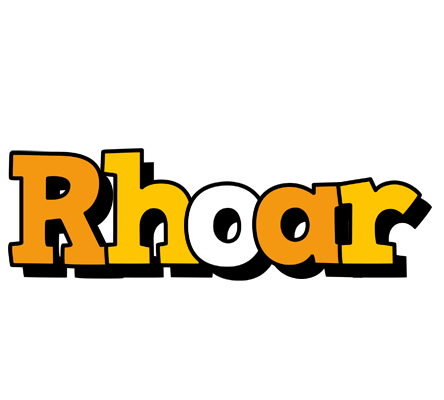 Rhoar cartoon logo