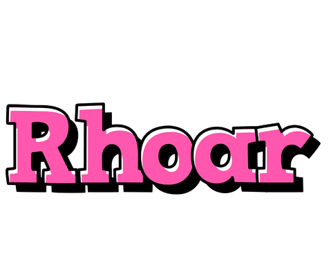 Rhoar girlish logo
