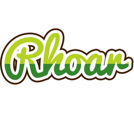 Rhoar golfing logo