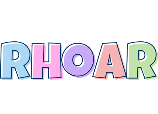 Rhoar pastel logo