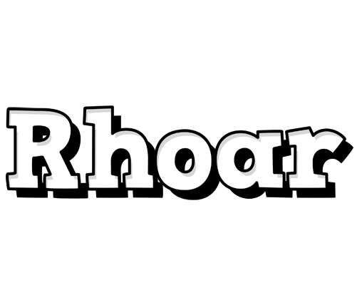 Rhoar snowing logo