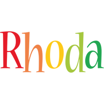 Rhoda birthday logo