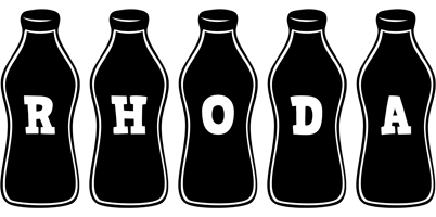 Rhoda bottle logo