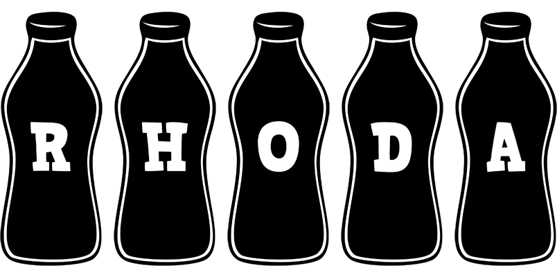 Rhoda bottle logo