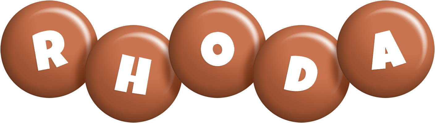 Rhoda candy-brown logo