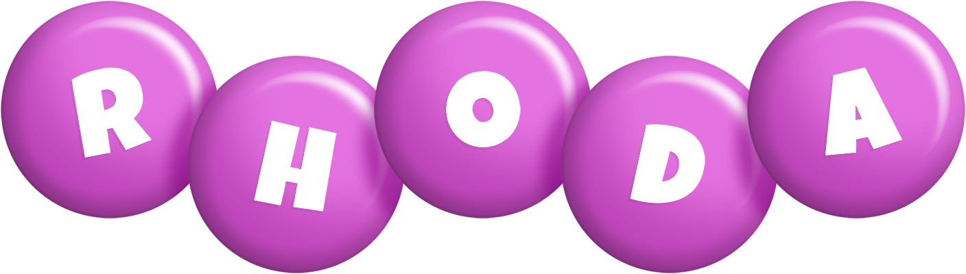 Rhoda candy-purple logo
