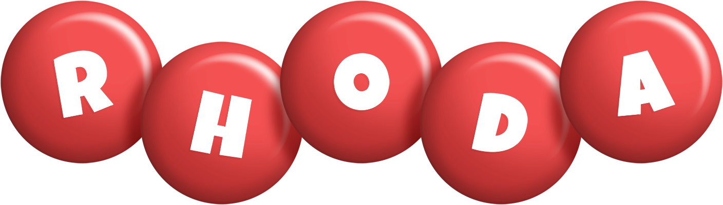 Rhoda candy-red logo