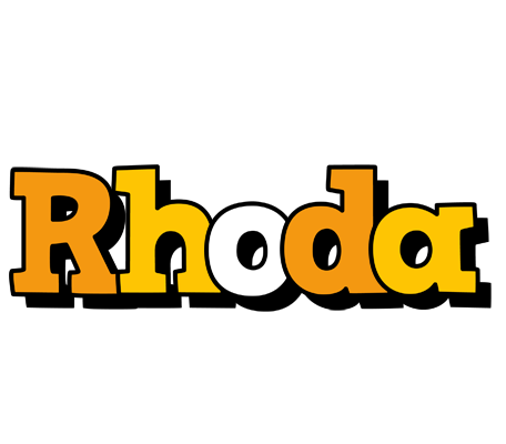 Rhoda cartoon logo