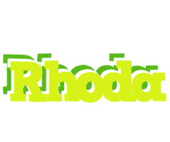 Rhoda citrus logo