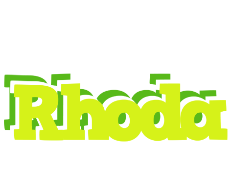 Rhoda citrus logo