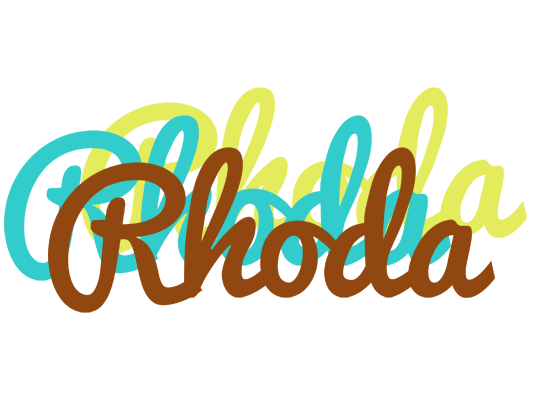 Rhoda cupcake logo