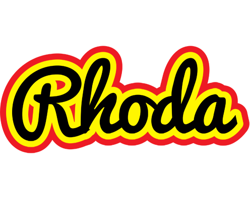 Rhoda flaming logo