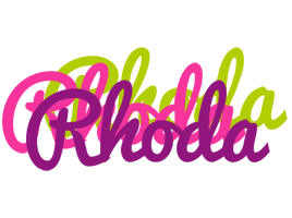 Rhoda flowers logo