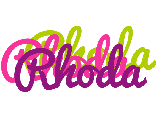 Rhoda flowers logo