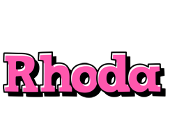 Rhoda girlish logo