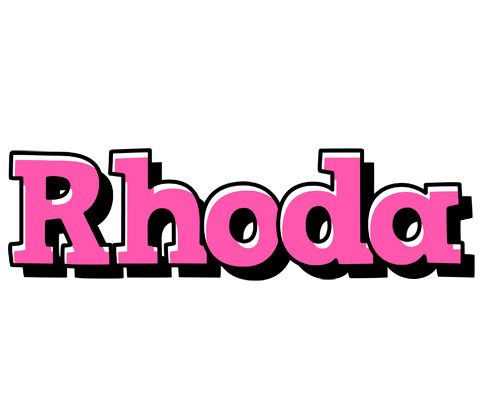 Rhoda girlish logo
