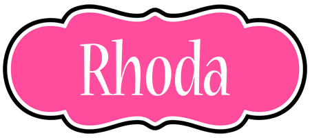 Rhoda invitation logo