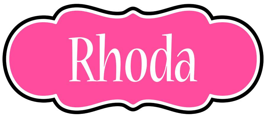 Rhoda invitation logo