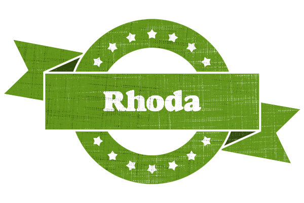 Rhoda natural logo