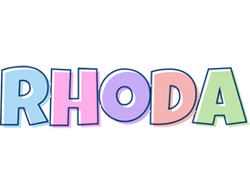 Rhoda pastel logo