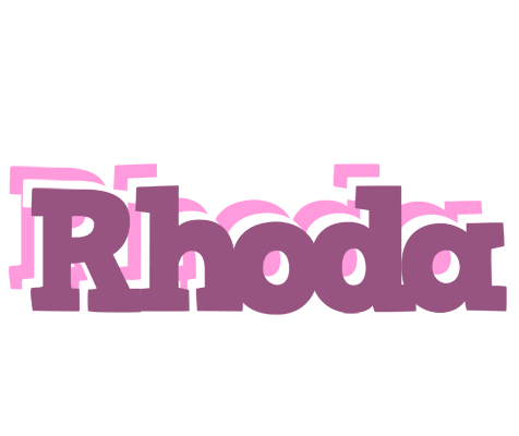 Rhoda relaxing logo