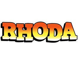 Rhoda sunset logo