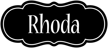 Rhoda welcome logo