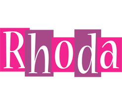 Rhoda whine logo